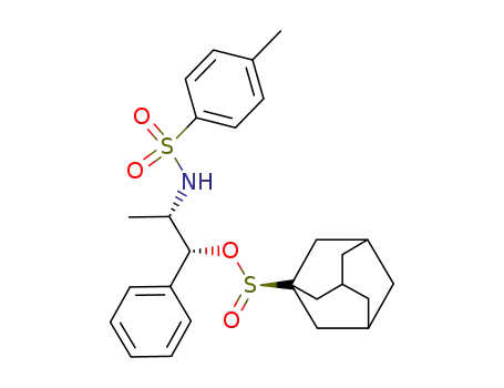 Adamantane-1-sulfinic acid (1R,2S)-1-phenyl-2-(toluene-4-sulfonylamino)-propyl ester