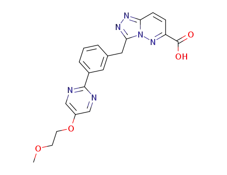 3-{3-[5-(2-methoxyethoxy)pyrimidin-2-yl]benzyl}-1,2,4-triazolo[4,3-b]pyridazine-6-carboxylic acid