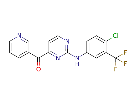 (2-(4-chloro-3-trifluoromethylphenylamino)pyrimidin-4-yl)(pyridin-3-yl)methanone