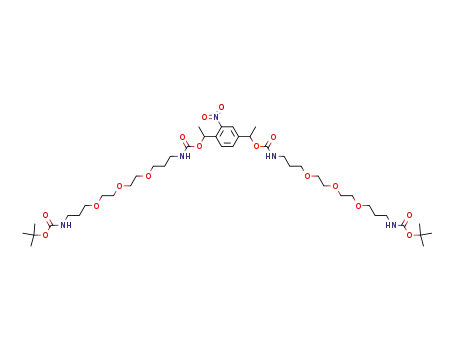 2-nitro-1,4-di[1-(13-tert-butoxycarbonylamino-4,7,10-trioxatridecanylaminocarbonyloxy)ethyl]benzene