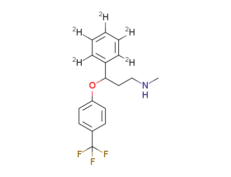 Molecular Structure of 1173147-79-9 (fluoxetine-d5)