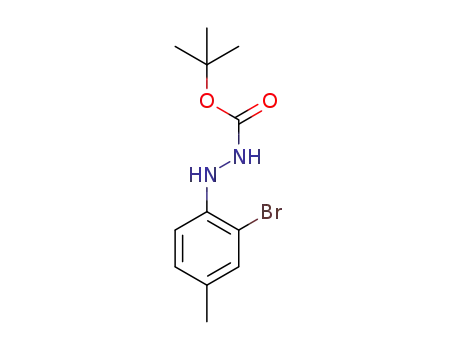 N-tert-butoxycarbonyl-N'-(2-bromo-4-methylphenyl)hydrazine