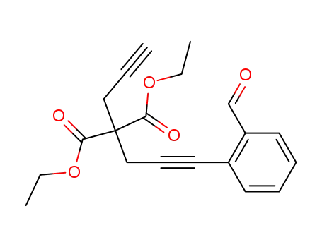 2-[3-(2-formyl-phenyl)-prop-2-ynyl]-2-prop-2-ynyl-malonic acid diethyl ester