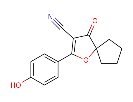 2-(4-hydroxyphenyl)-4-oxo-1-oxaspiro[4.4]non-2-ene-3-carbonitrile