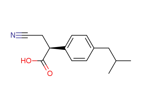 (S)-3-cyano-2-(4-isobutylphenyl)propionic acid