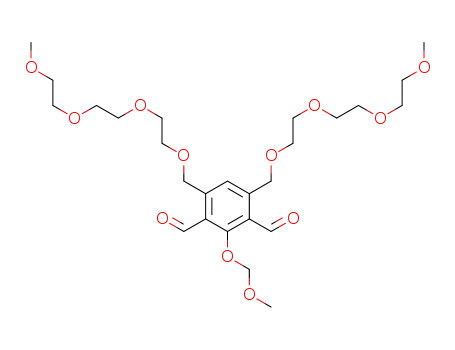 2,6-diformyl-3,5-bis(2,5,8,11-tetraoxadodecyl)phenyl methoxymethyl ether