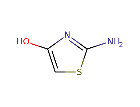 Molecular Structure of 7146-26-1 (2-AMinothiazol-4-ol)
