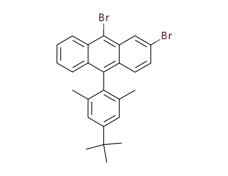 2,9-dibromo-10-(4-tert-butyl-2,6-dimethylphenyl)anthracene