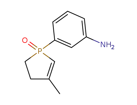 Benzenamine, 3-(2,3-dihydro-4-methyl-1-oxido-1H-phosphol-1-yl)-