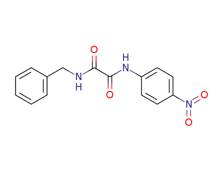 Molecular Structure of 880150-44-7 (Ethanediamide, N-(4-nitrophenyl)-N'-(phenylmethyl)-)
