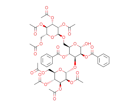2,3,4,6-tetra-O-acetyl-α-D-mannopyranosyl-(1->3)-[2,3,4,6-tetra-O-acetyl-α-D-mannopyranosyl]-(1->6)-2,4-di-O-benzoyl-α-D-mannopyranose