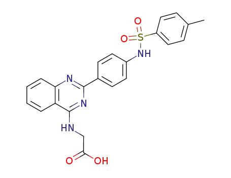 {2-[4-(toluene-4-sulfonylamino)phenyl]quinazolin-4-ylamino}-acetic acid