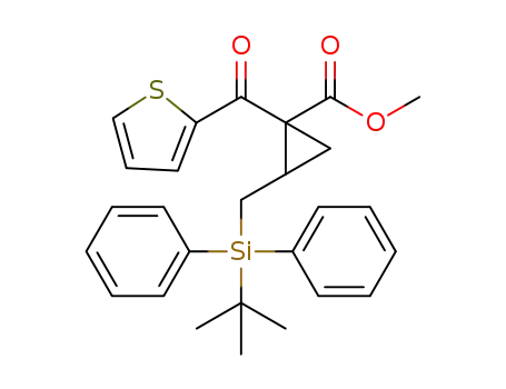 methyl 2-((tert-butyldiphenylsilyl)methyl)-1-(thiophene-2-carbonyl)cyclopropanecarboxylate