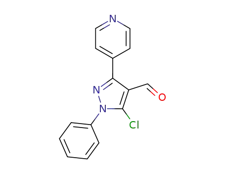 1H-Pyrazole-4-carboxaldehyde, 5-chloro-1-phenyl-3-(4-pyridinyl)-