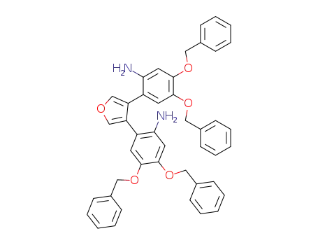 3,4-bis(4,5-di(benzyloxy)-2-aminophenyl)furan
