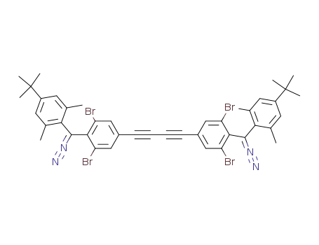 Benzene,
1,1'-(1,3-butadiyne-1,4-diyl)bis[3,5-dibromo-4-[diazo[4-(1,1-dimethyleth
yl)-2,6-dimethylphenyl]methyl]-