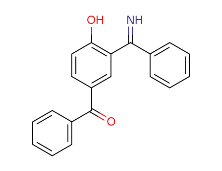 (4-hydroxy-3-(imino(phenyl)methyl)phenyl)(phenyl)methanone