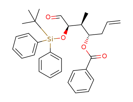 (2R,3S,4S)-4-benzoyloxy-2-tert-butyldiphenylsilyloxy-3-methylhept-6-enal