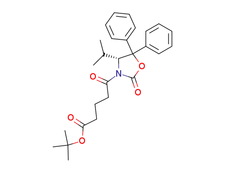 (R)-3-{4-[(tert-butoxy)carbonyl]-1-oxobutyl}-4-(1-methylethyl)-5,5-diphenyloxazolidin-2-one