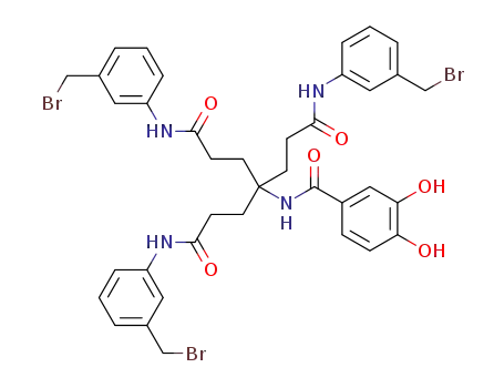 N<sub>1</sub>,N<sub>7</sub>-bis(3-bromomethylphenyl)-4-(3-(3-bromomethylphenylamino)-3-oxopropyl)-4-(3,4-dihydroxybenzamido)heptanediamide
