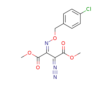 (E)-dimethyl 2-(4-chlorobenzyloxyimino)-3-diazosuccinate