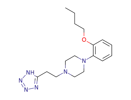 Molecular Structure of 740831-54-3 (1-(2-butoxyphenyl)-4-[2-(1H-tetrazol-5-yl)-ethyl]-piperazine)