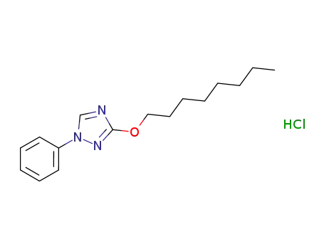 3-(octyloxy)-1-phenyl-1H-1,2,4-triazole hydrochloride