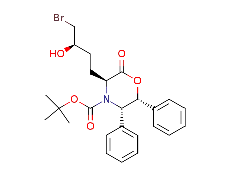 (3S,5S,6R)-3-[(3R)-4-BroMo-3-hydroxybutyl]-2-oxo-5,6-diphenyl-4-Morpholinecarboxylic Acid tert-Butyl Ester