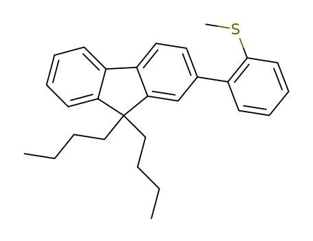 2-(2-methylsulfanylphenyl)-9,9-di-n-butylfluorene