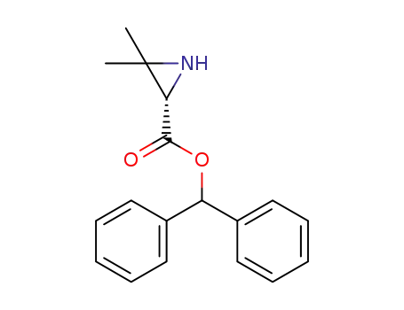 benzhydryl (S)-3,3-dimethylaziridine-2-carboxylate