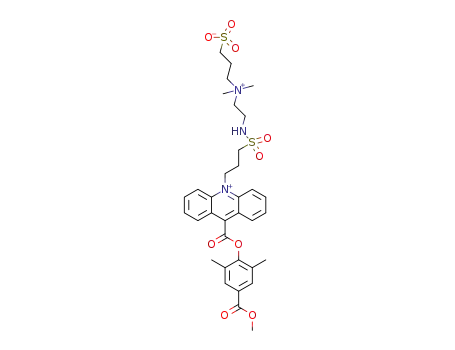 C<sub>34</sub>H<sub>42</sub>N<sub>3</sub>O<sub>9</sub>S<sub>2</sub><sup>(1+)</sup>