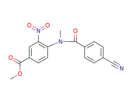 methyl 4-[N-(4-cyano-benzoyl)-methylamino]-3-nitro-benzoate