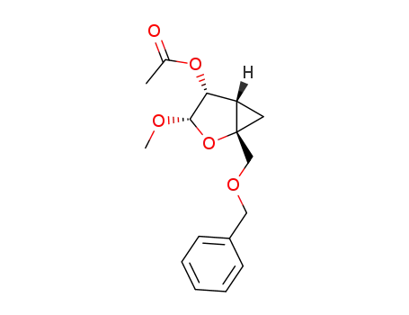 (1S,3S,4R,5S)-1-[(benzyloxy)methyl]-3-methoxy-2-oxabicyclo[3.1.0]hex-4-yl acetate
