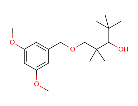 Molecular Structure of 1313999-66-4 (1-(3,5-dimethoxybenzyloxy)-2,2,4,4-tetramethylpentan-3-ol)