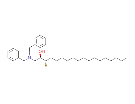 (2R,3S)-1-(N,N-dibenzylamino)-3-fluorooctadecan-2-ol