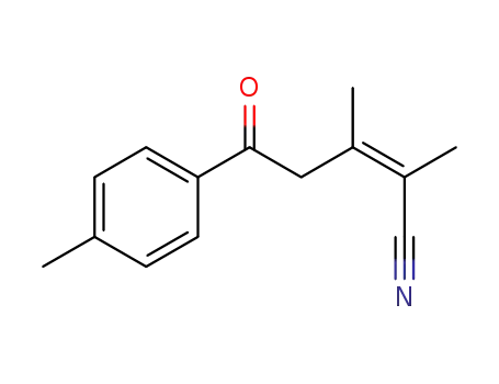 (Z)-2,3-dimethyl-5-oxo-5-p-tolylpent-2-enenitrile