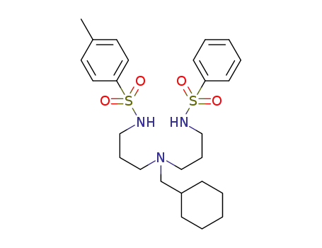 N-(benzenesulfonyl)-N'-(p-toluenesulfonyl)bis(3-aminopropyl)cyclohexylmethylamine
