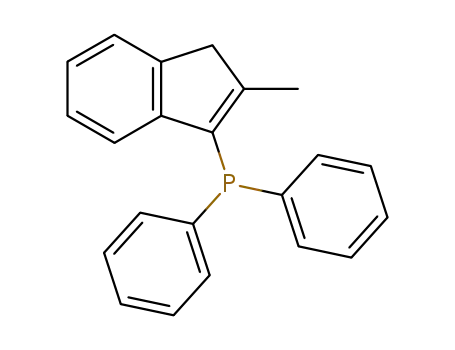 Molecular Structure of 718638-63-2 (3-(diphenylphosphino)-2-methylindene)