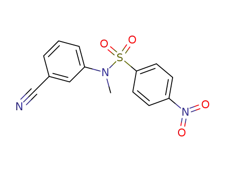 Benzenesulfonamide, N-(3-cyanophenyl)-N-methyl-4-nitro-