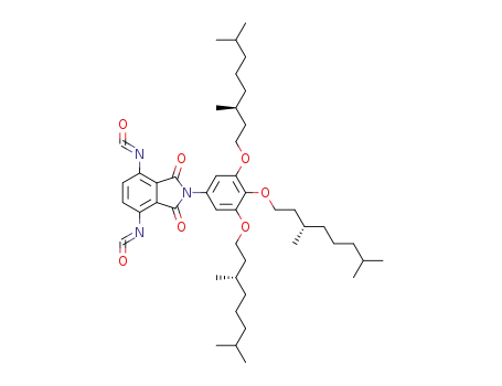 1H-Isoindole-1,3(2H)-dione,
4,7-diisocyanato-2-[3,4,5-tris[[(3S)-3,7-dimethyloctyl]oxy]phenyl]-