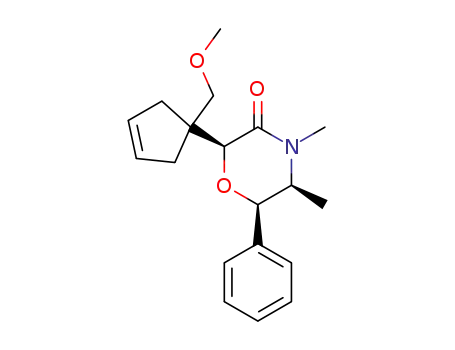 (2S,5S,6R)-2-(1-Methoxymethyl-cyclopent-3-enyl)-4,5-dimethyl-6-phenyl-morpholin-3-one