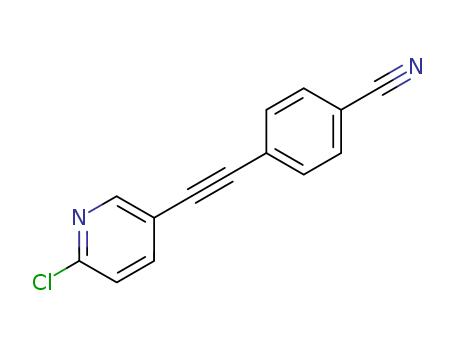 Benzonitrile, 4-[(6-chloro-3-pyridinyl)ethynyl]-