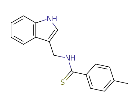 Molecular Structure of 866836-69-3 (3-[4-methyl(thiobenzoyl)aminomethyl]indole)