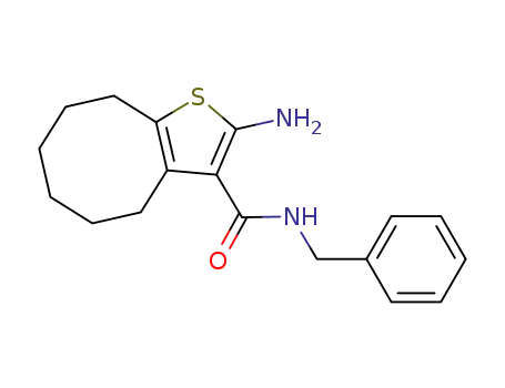 2-amino-N-benzyl-4,5,6,7,8,9-hexahydrocycloocta[b]thiophene-3-carboxamide