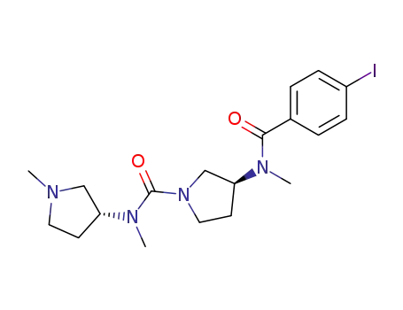 (S)-3-[(4-Iodo-benzoyl)-methyl-amino]-pyrrolidine-1-carboxylic acid methyl-((R)-1-methyl-pyrrolidin-3-yl)-amide