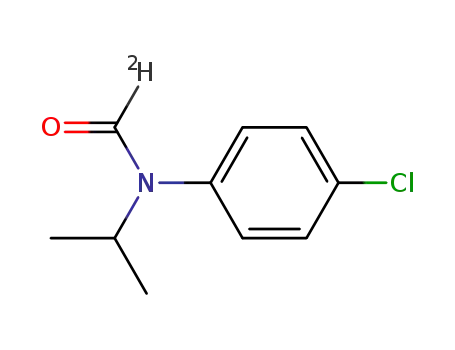Molecular Structure of 873581-10-3 (4-chloro-N-isopropyl-N-[D]formanilide)