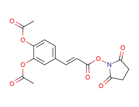 2,5-Pyrrolidinedione,
1-[[(2E)-3-[3,4-bis(acetyloxy)phenyl]-1-oxo-2-propenyl]oxy]-