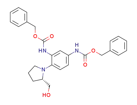 [3-Benzyloxycarbonylamino-4-((S)-2-hydroxymethyl-pyrrolidin-1-yl)-phenyl]-carbamic acid benzyl ester