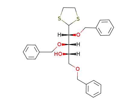 2,3,5-tri-O-benzyl-L-arabinose ethylenedithioacetal