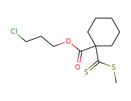 1-methylsulfanylthiocarbonyl-cyclohexanecarboxylic acid 3-chloro-propyl ester